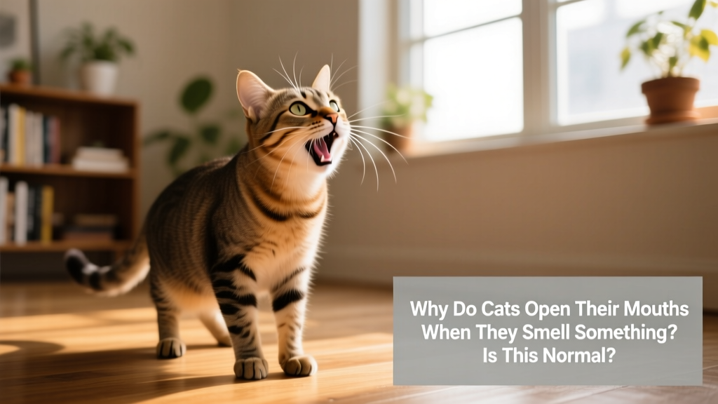 Why Do Cats Open Their Mouths When They Smell Something? Is This Normal?