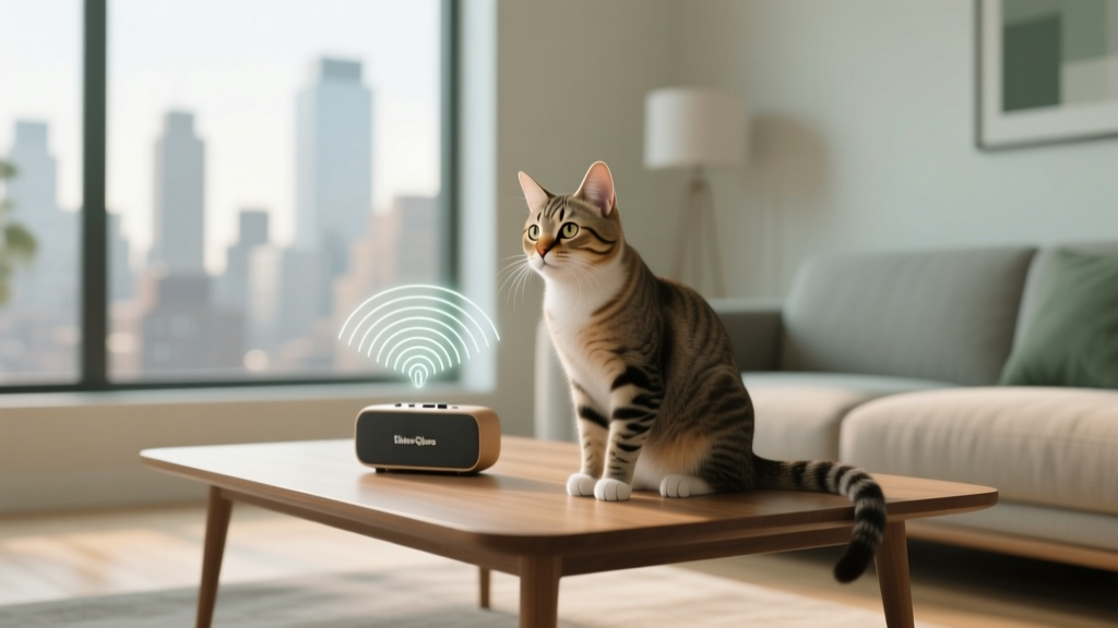 Does music affect cats behavior at home? What science says