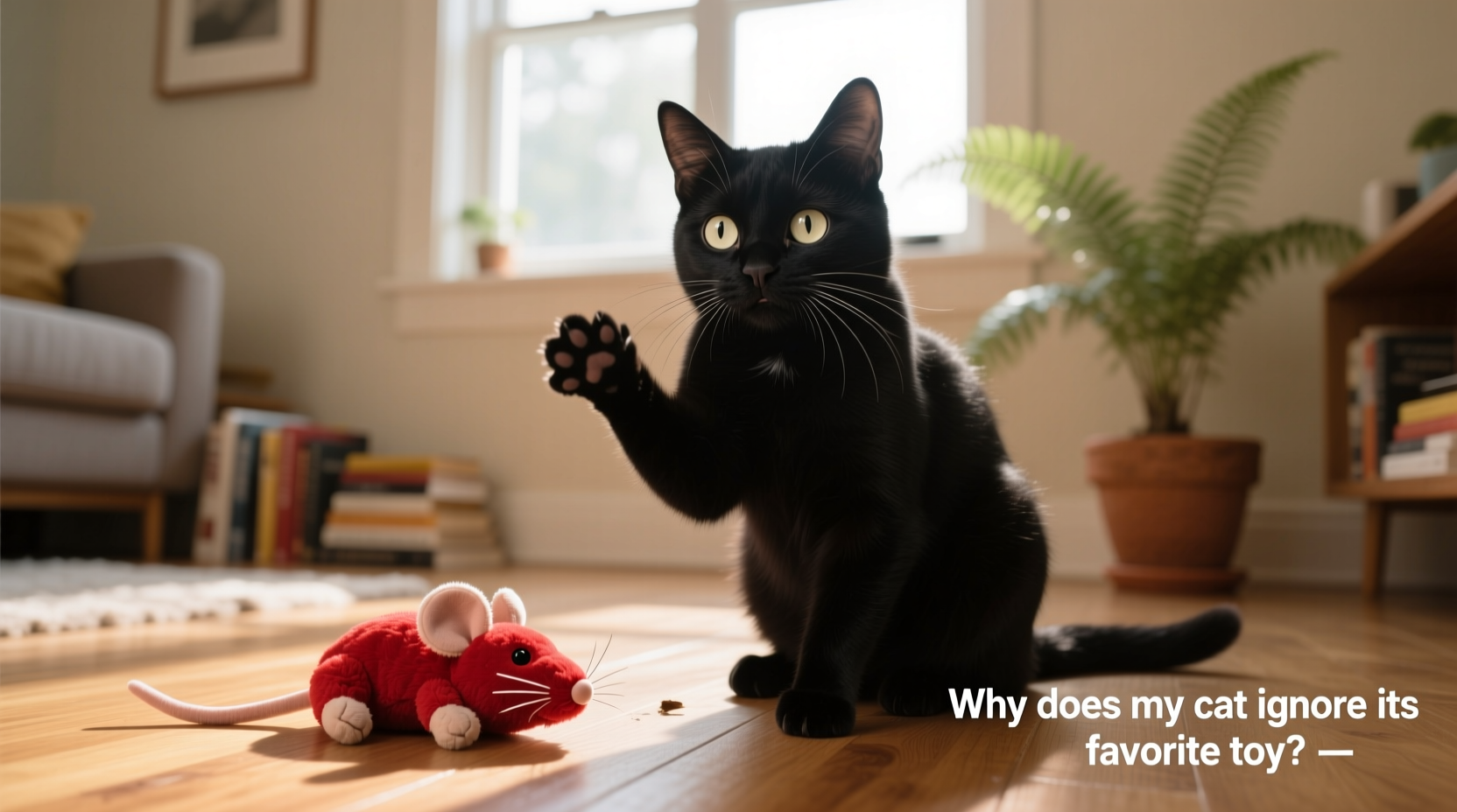 why does my cat suddenly ignore its favorite toy and what to do