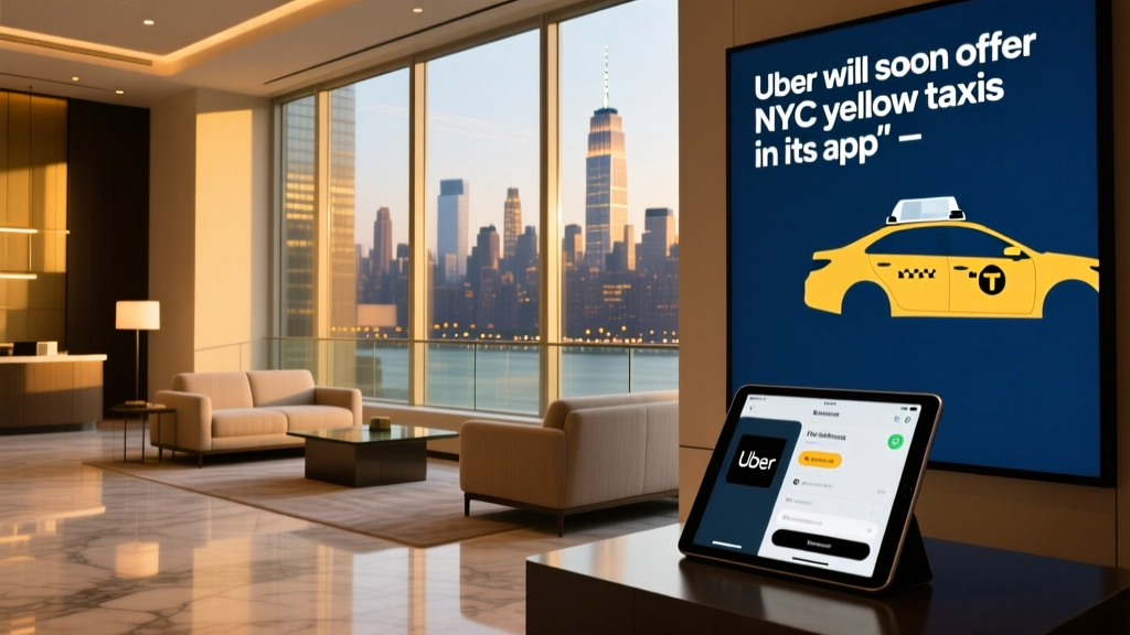 Uber Will Soon Offer NYC Yellow Taxis in Its App: What It Means for Travelers, Drivers, and the Hospitality Industry