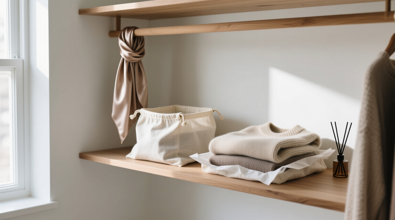 closet organization tips protect silk cashmere