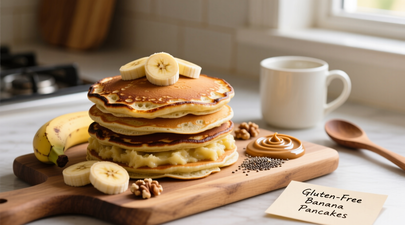 gluten free banana pancakes recipe
