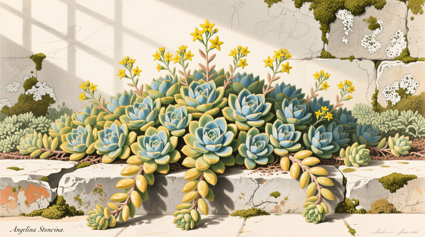angelina stonecrop ground cover