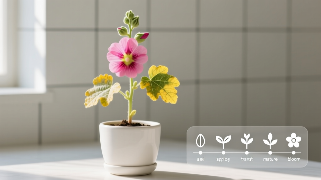 Indoor Hollyhock Seed-Starting: Prevent Chlorosis (2026)