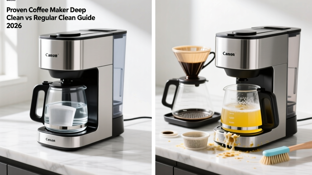 Proven Coffee Maker Deep Clean vs Regular Clean Guide 2026