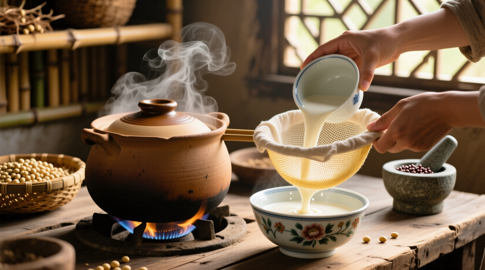 make your own soy milk