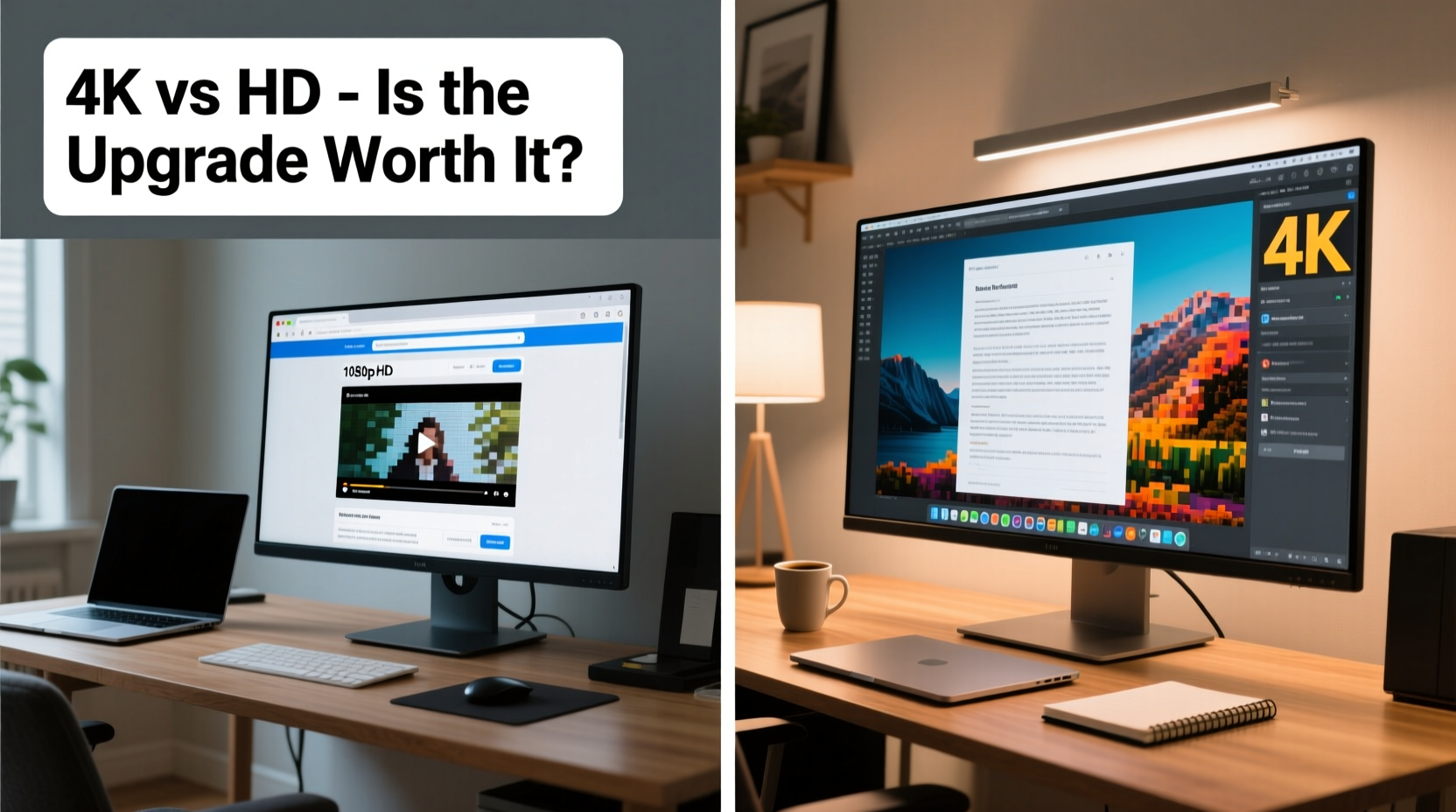 4k monitor vs hd is the upgrade noticeable for everyday tasks