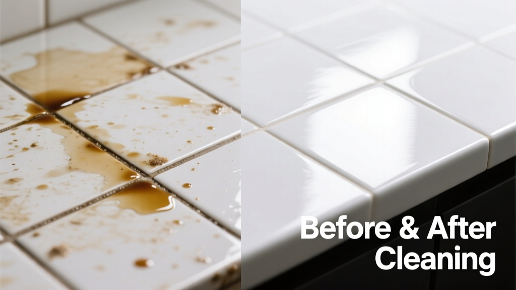 How to Remove Grease from Ceramic Tile and Countertops
