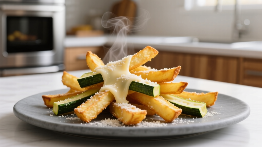 Best Keto Air Fryer Recipe: Crispy Parmesan Zucchini Fries