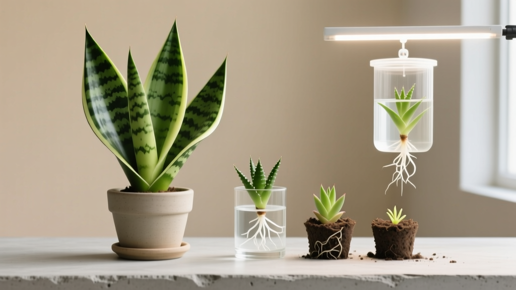 Snake Plant Division in Bright Light (2026)