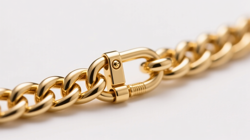 Macro photography of a 14-gauge 14k gold wheat chain weave showing the intricate interlocking links and a secure lobster clasp