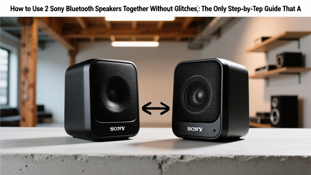 Sony Bluetooth Speakers Stereo Sync (2026)
