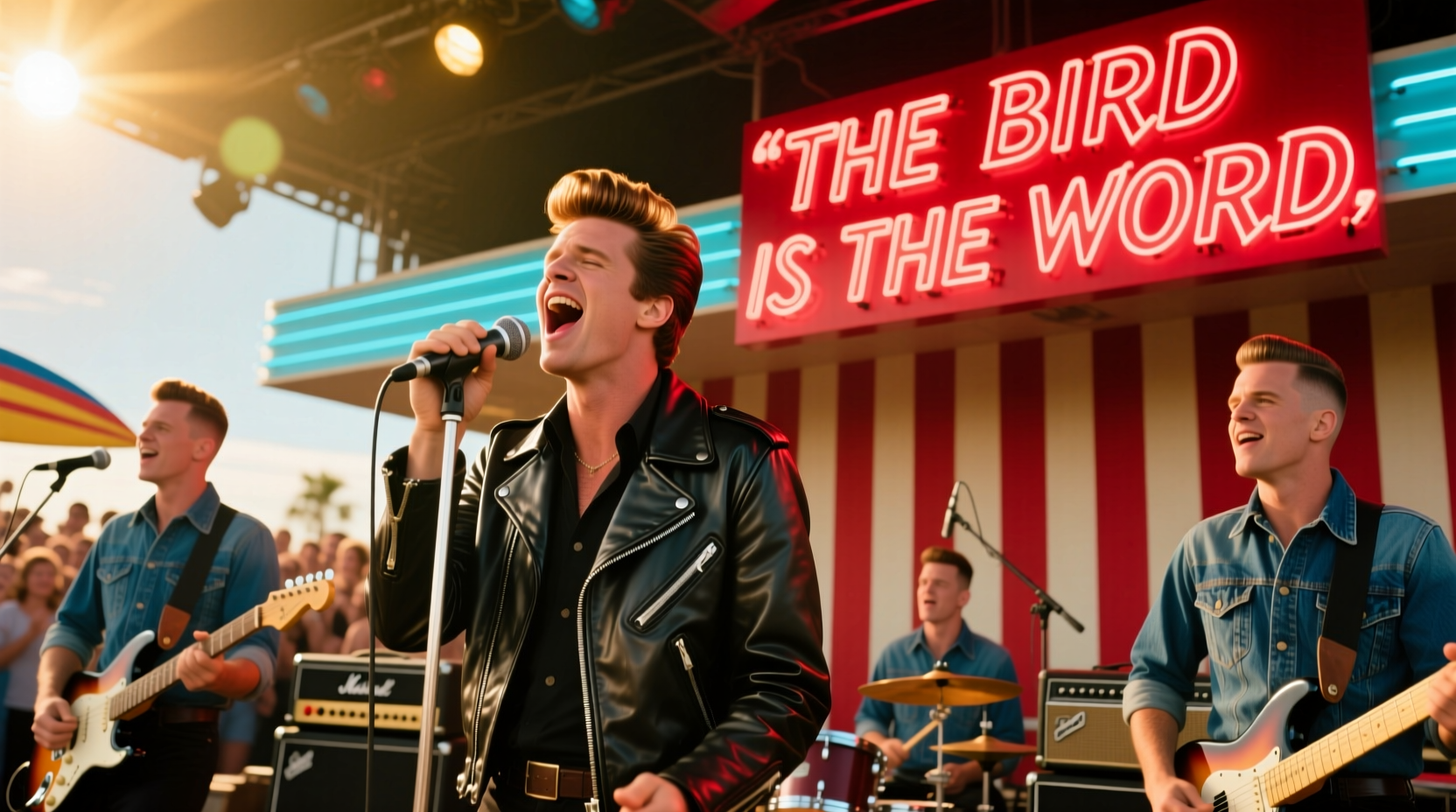 who sang bird is the word