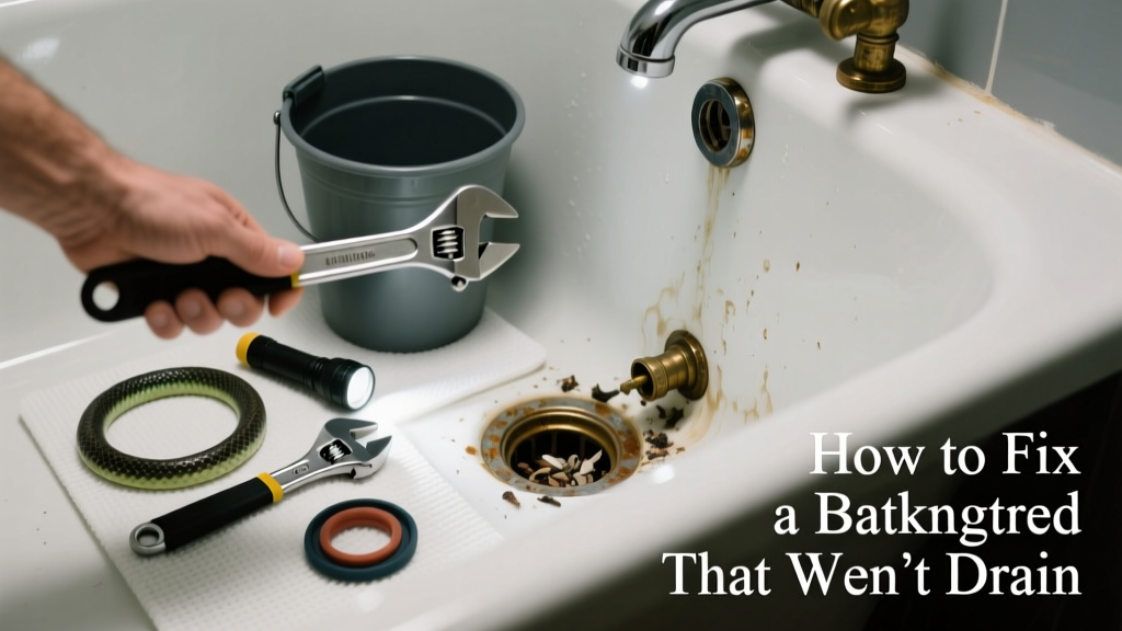 How to Fix a Bathtub That Won’t Drain