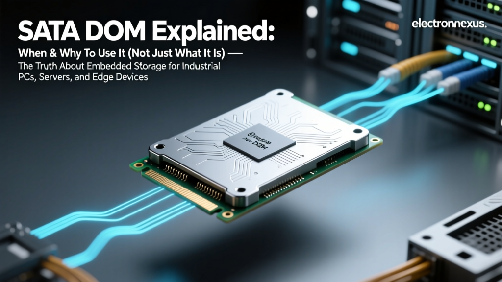 SATA DOM Explained: When & Why to Use It (Not Just What It Is) — The Truth About Embedded Storage for Industrial PCs, Servers, and Edge Devices