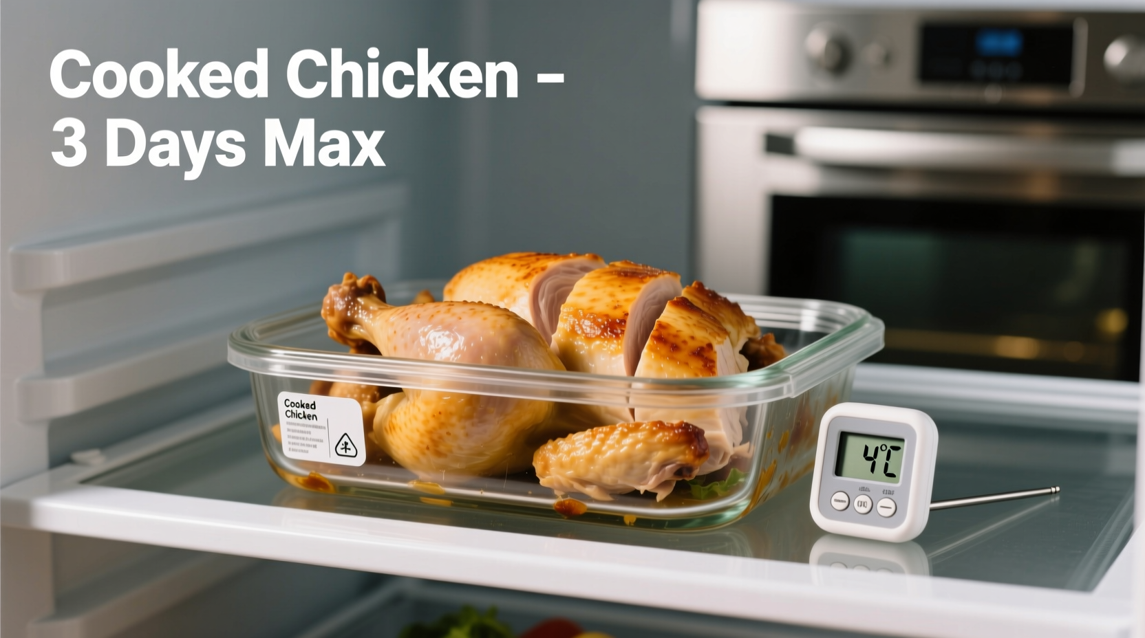 how long can you keep cooked chicken fridge