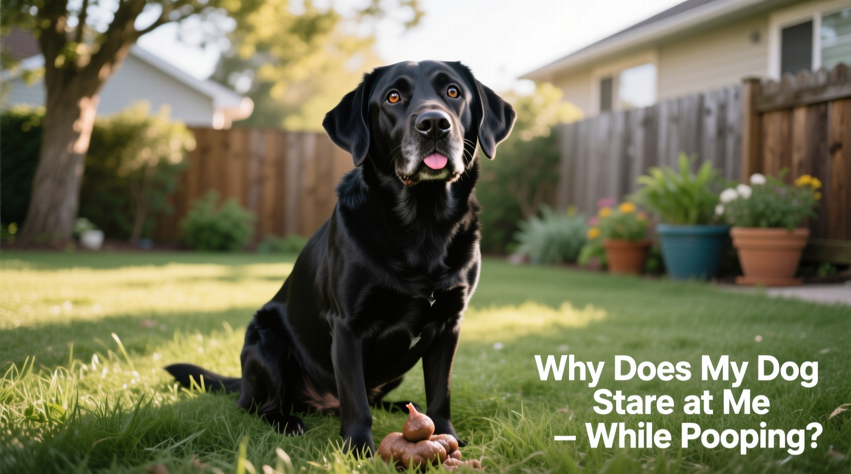why does my dog stare at me while pooping understanding quirky pet behavior