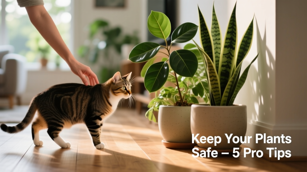 How To Keep Your Cat Away From Your Houseplants