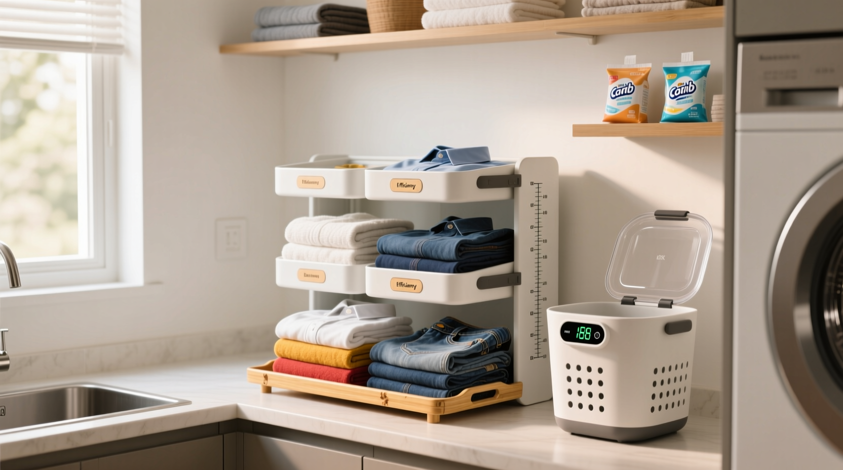 ways to make folding laundry easier