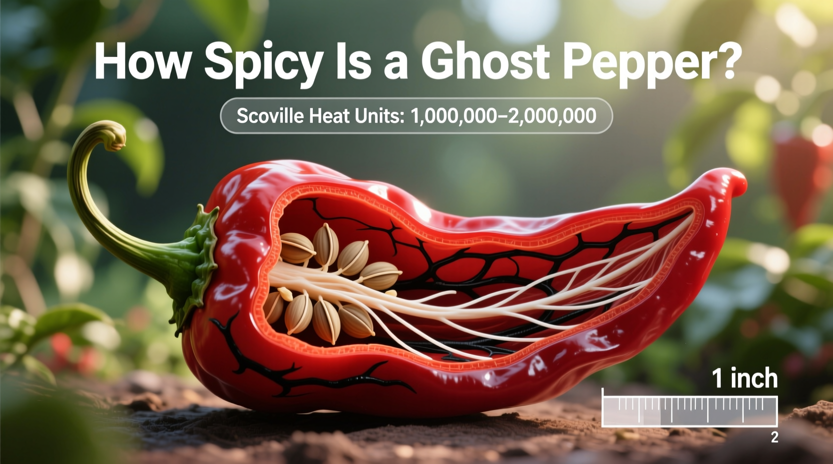 Ghost Pepper Heat Level: 1 Million Scoville Units Explained