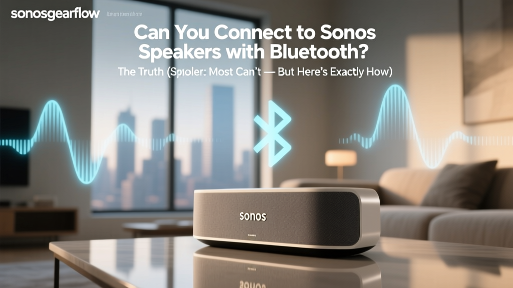 Sonos Bluetooth Connection: Truth & Workarounds