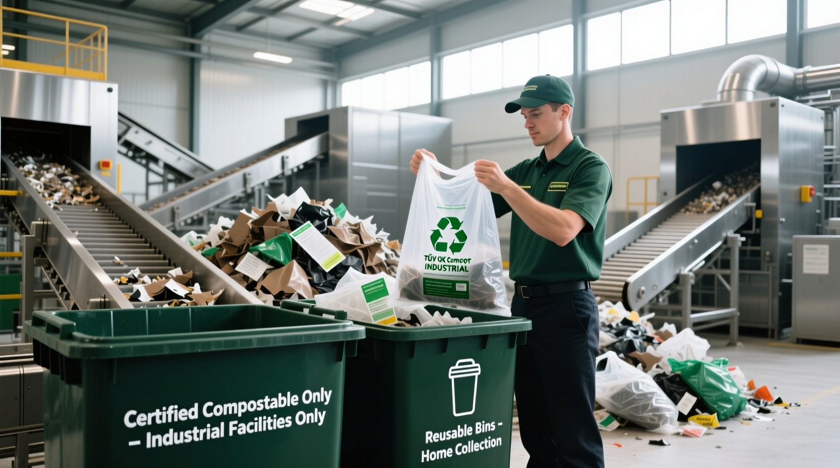 do compostable bags actually break down