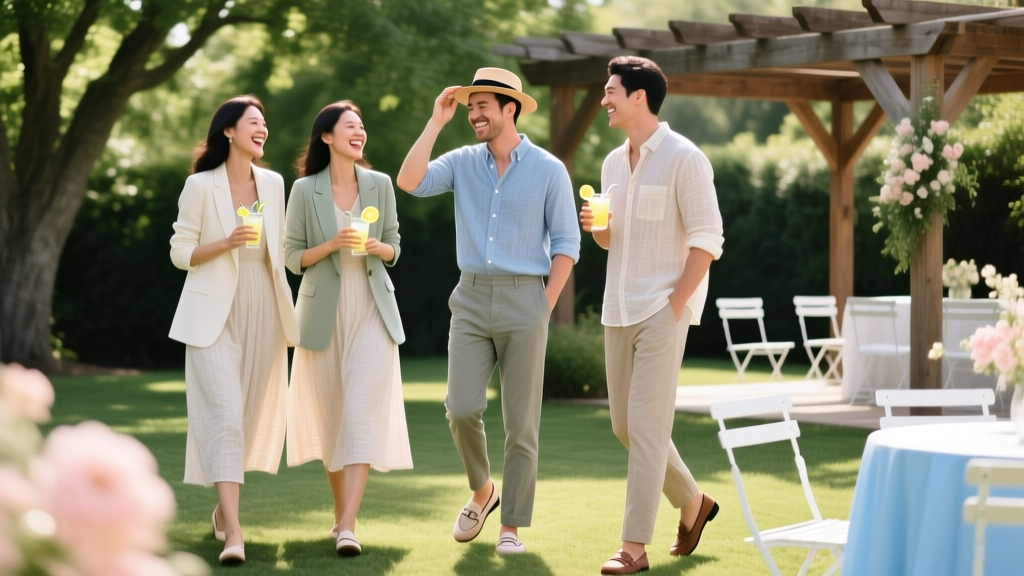 Backyard Wedding Outfit Guide: Weather-Proof & Respectful