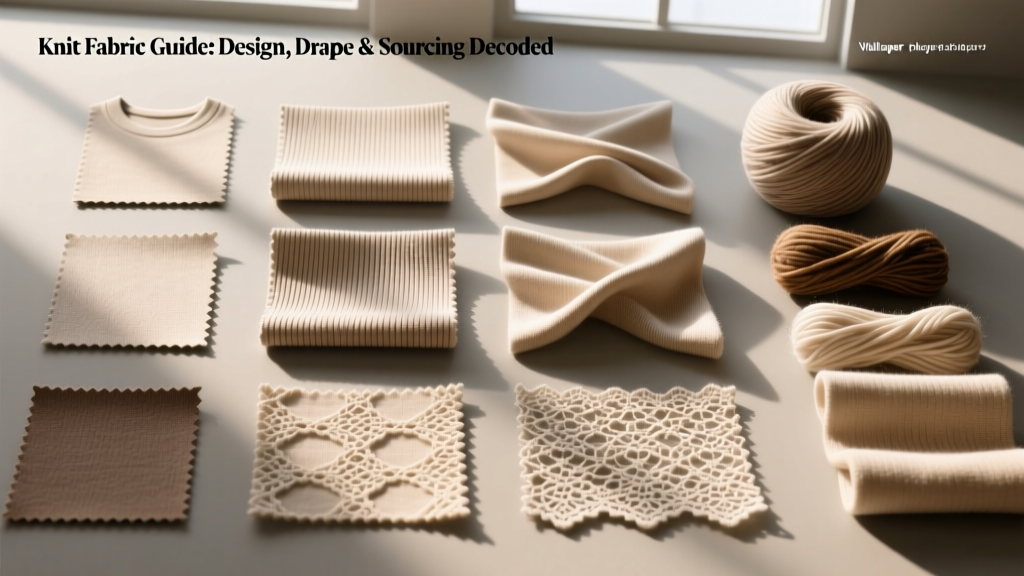 Knit Fabric Guide: Design, Drape & Sourcing Decoded