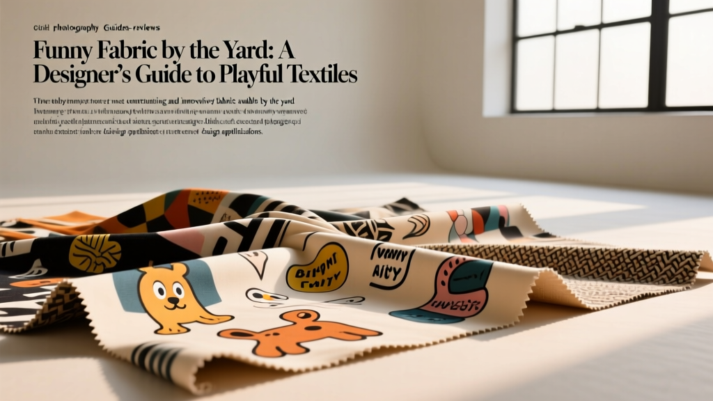 Funny Fabric by the Yard: A Designer’s Guide to Playful Textiles