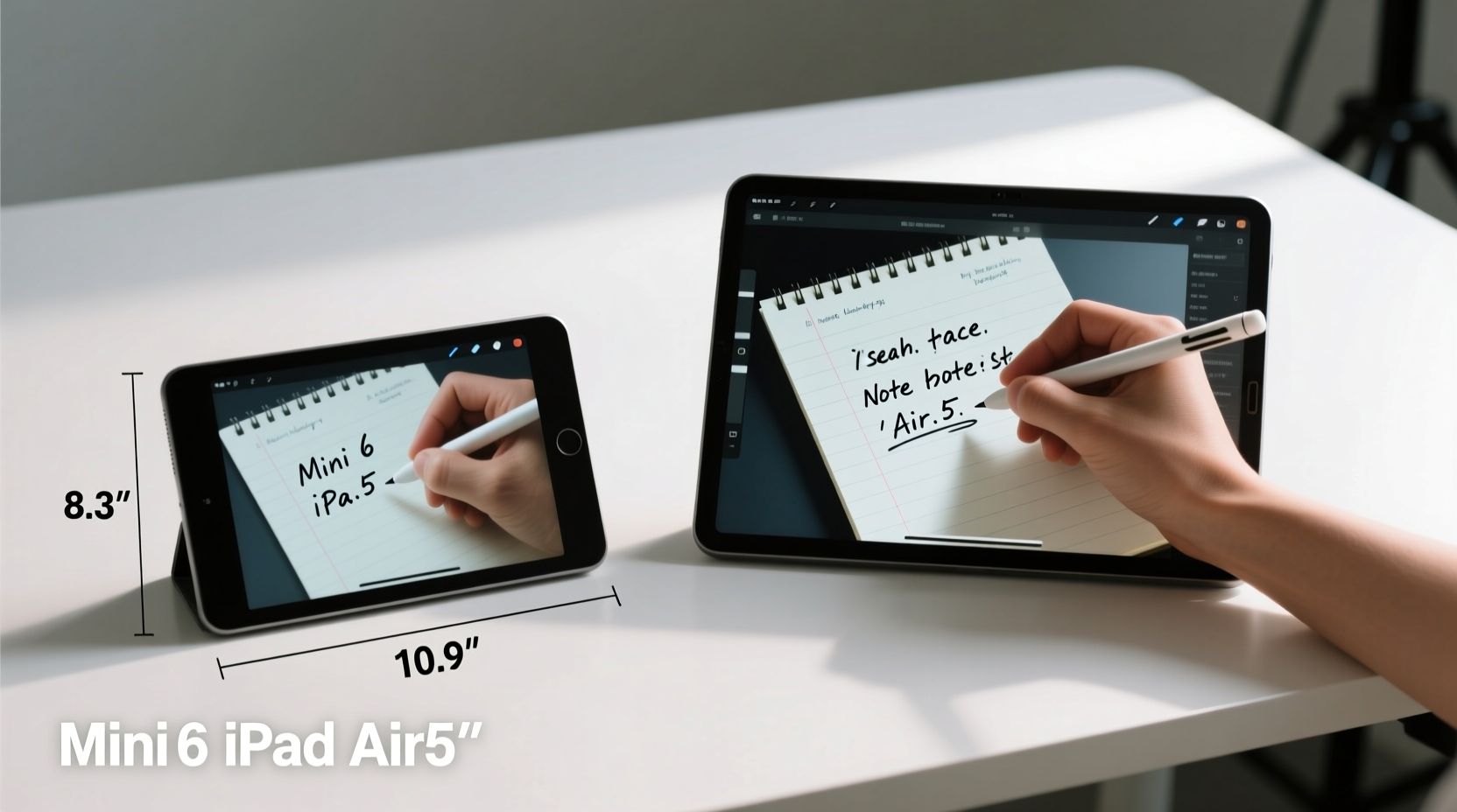 ipad mini 6 vs ipad air 5 is the screen size actually too small for notes