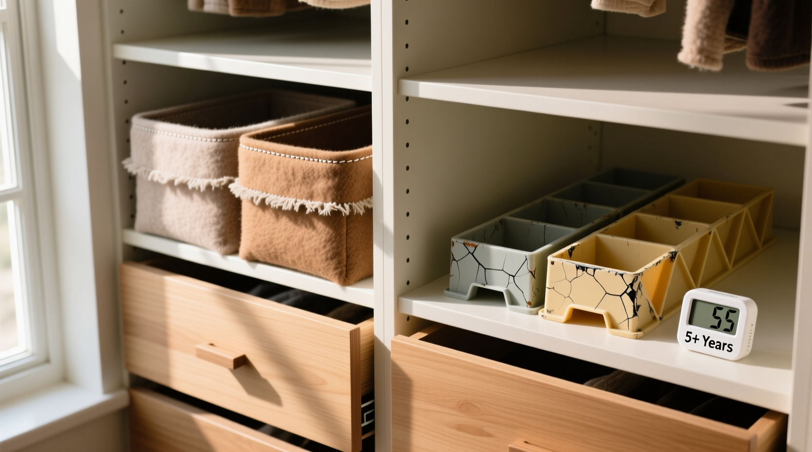 felt vs plastic drawer dividers which lasts