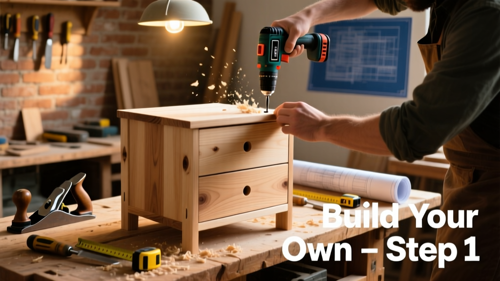 DIY Nightstand: Solid Wood Bedside Table Build