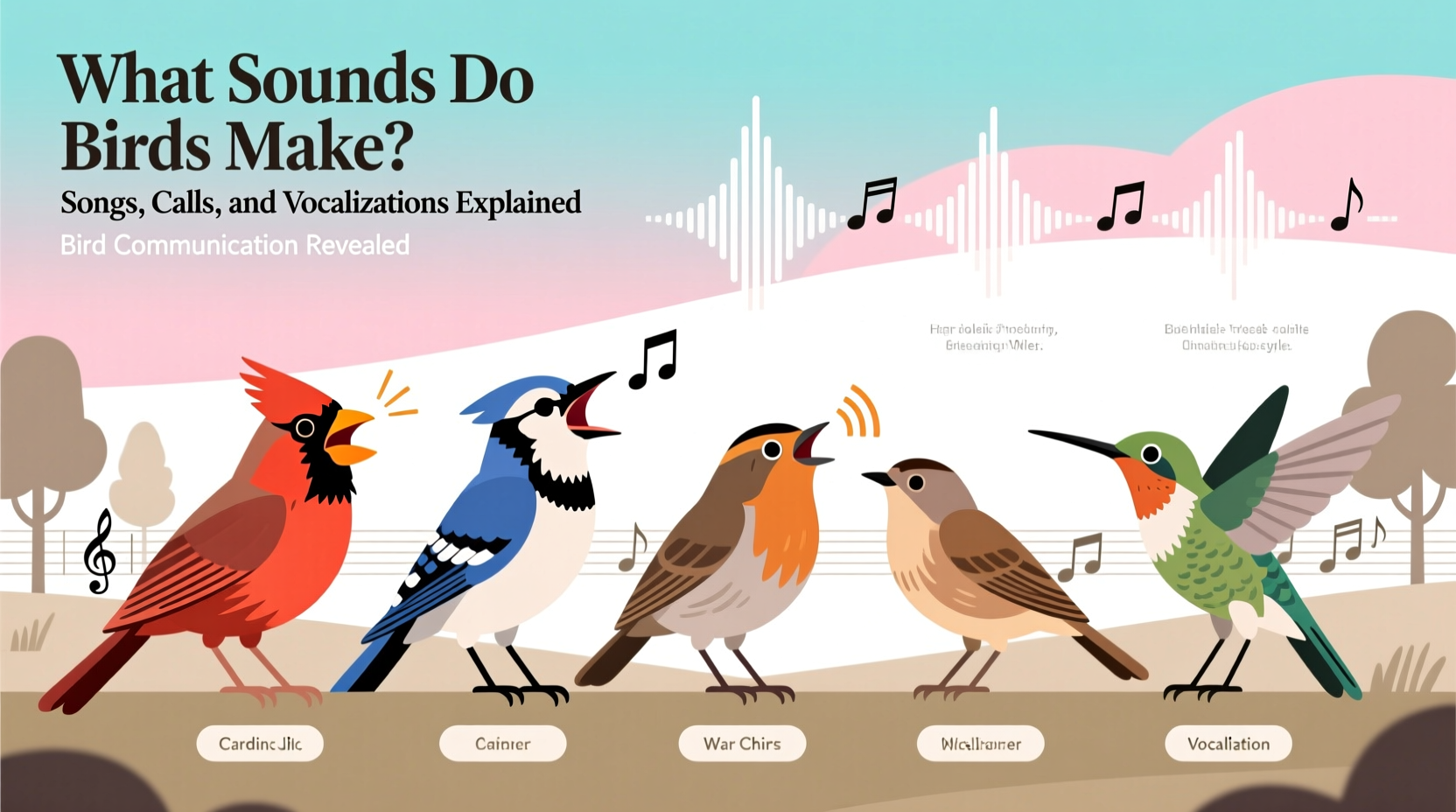what sounds do birds make