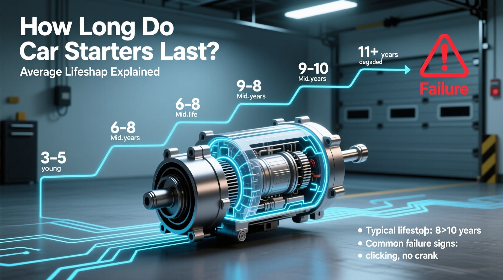 how long do car starters last