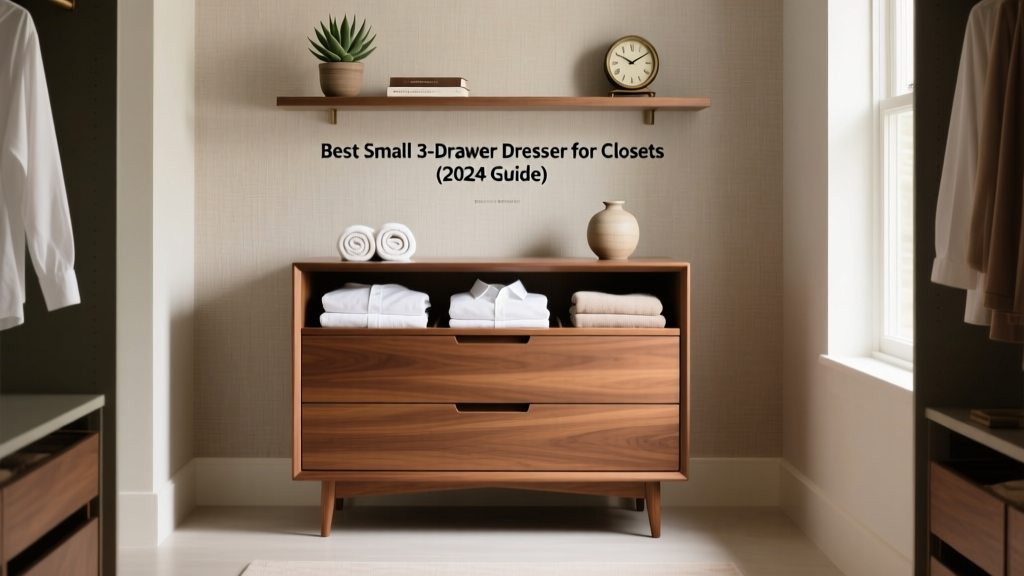Best Small 3-Drawer Dresser for Closets (2024 Guide)