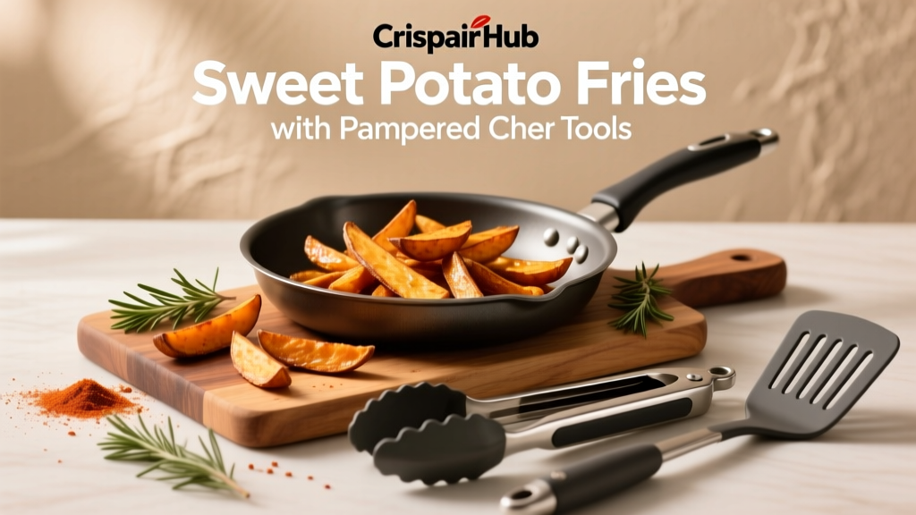 Sweet Potato Fries with Pampered Chef Tools