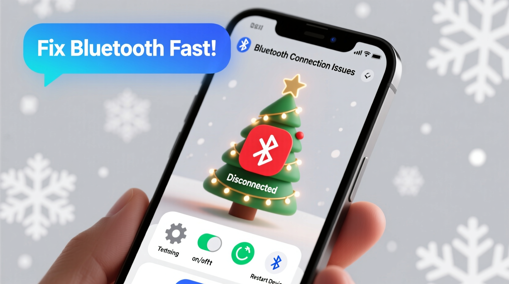why does my smart christmas tree app keep disconnecting fix bluetooth issues fast
