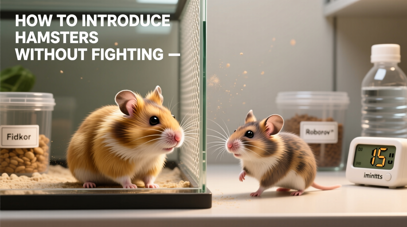 how to introduce two hamsters without them fighting constantly