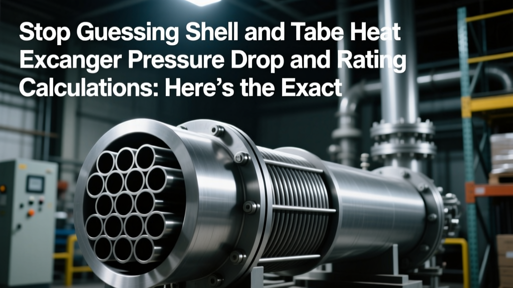 TEMA-Compliant Heat Exchanger Pressure Drop & Rating