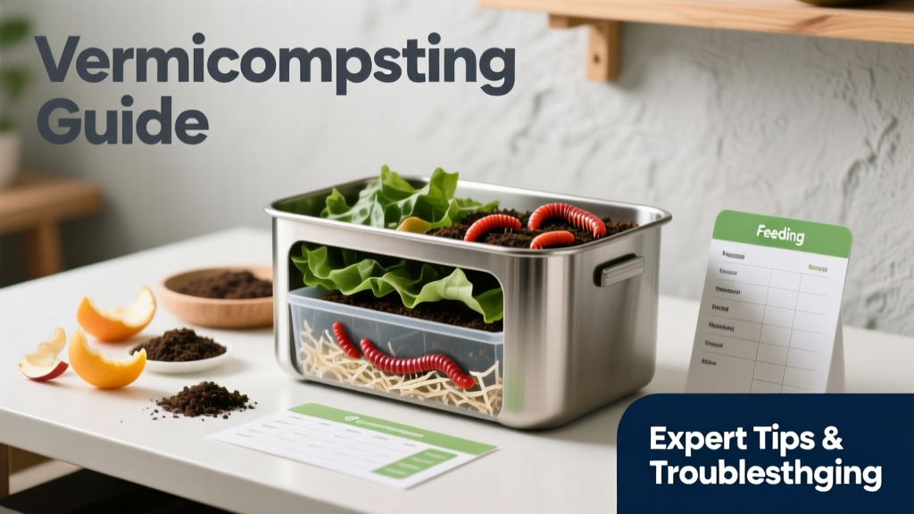 Vermicomposting Guide: Setup, Feeding & Troubleshooting