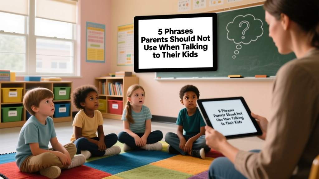 5 Phrases That Parents Should Not Use When Talking to Their Kids — And What to Say Instead