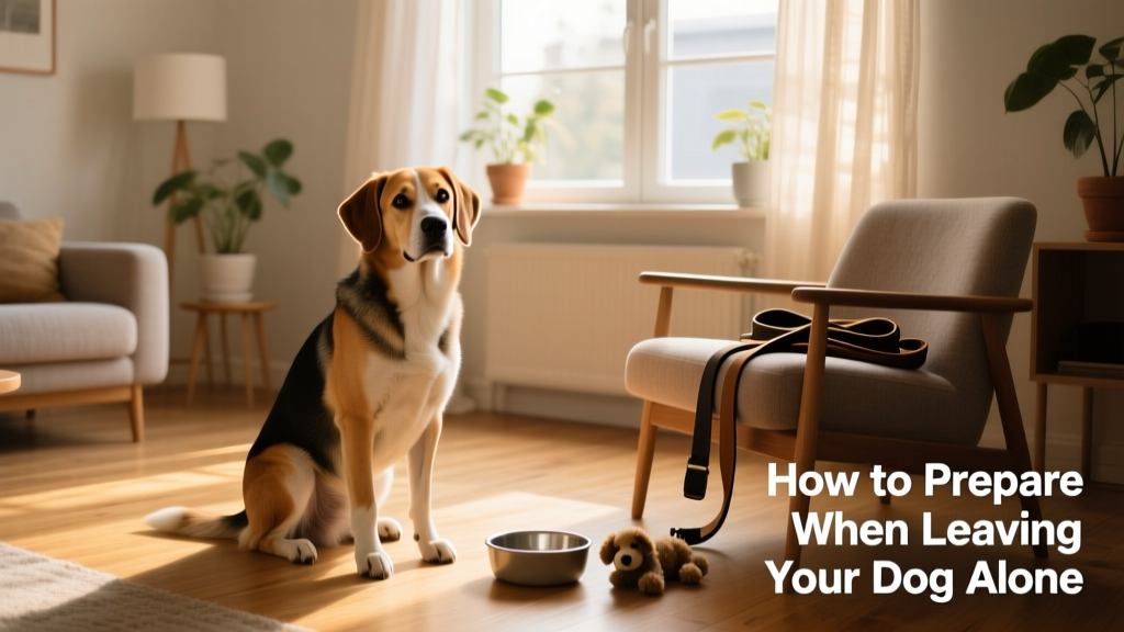 Leaving dogs alone & how best to prepare
