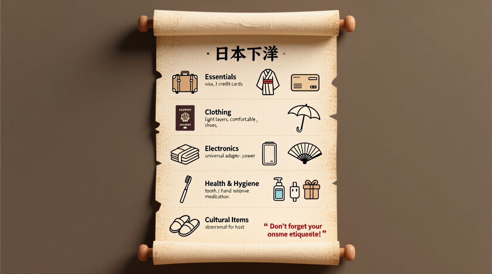 packing list for japan what you actually need to bring