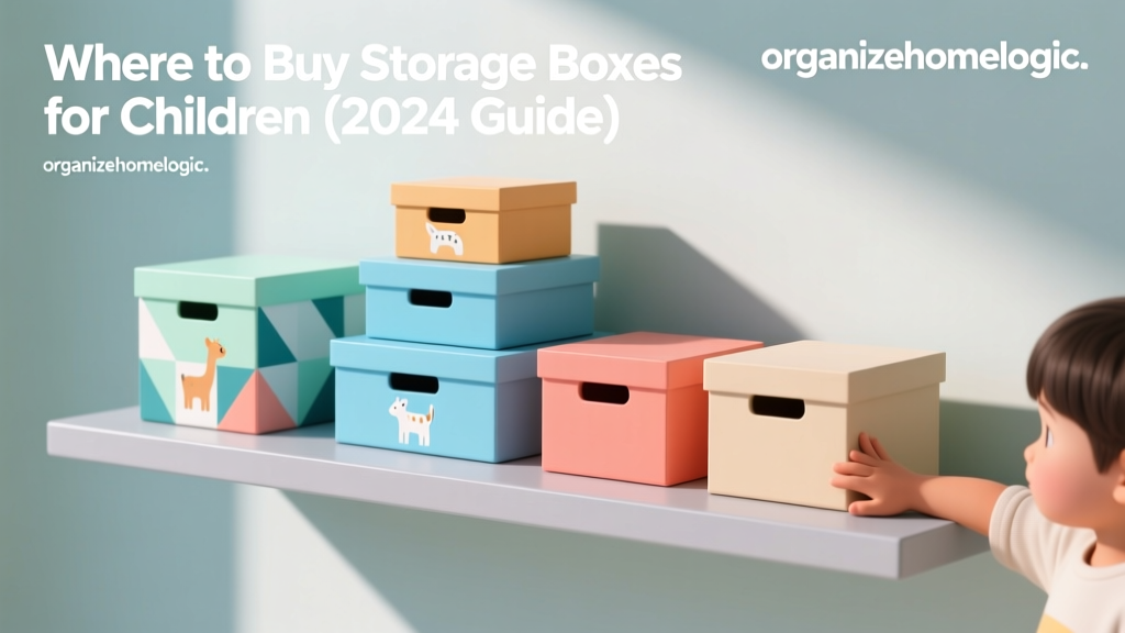 Where to Buy Storage Boxes for Children (2024 Guide)