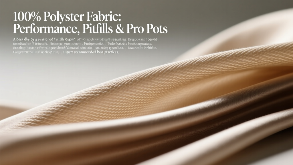 100% Polyester Fabric: Performance, Pitfalls & Pro Tips