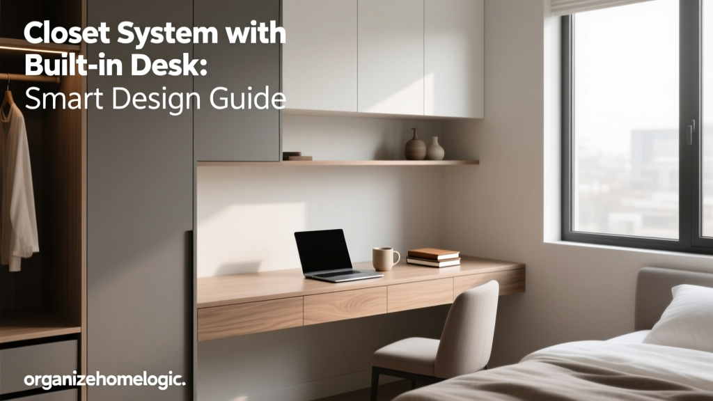 Closet System with Built-in Desk: Smart Design Guide