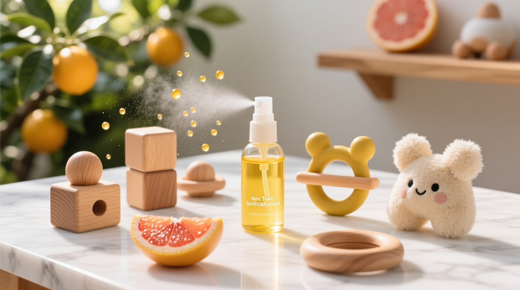 eco friendly cleaning sanitize toddler toys safely