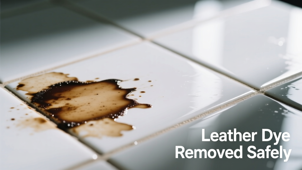 How to Remove Leather Dye from Tile Safely
