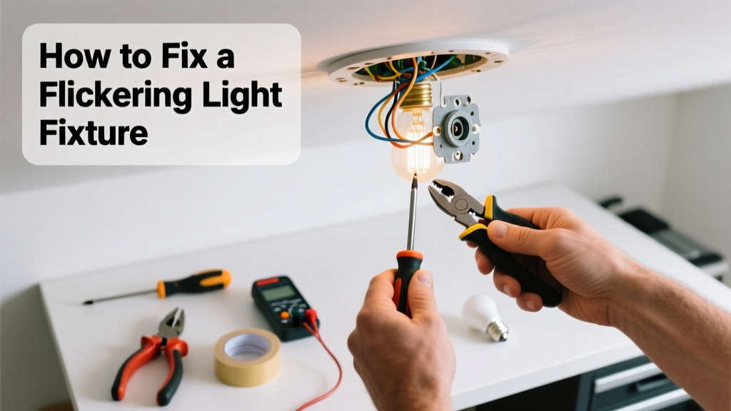 How to Fix a Flickering Light Fixture at Home
