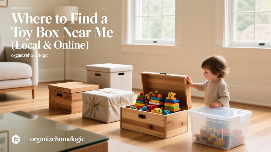 Where to Find a Toy Box Near Me (Local & Online)
